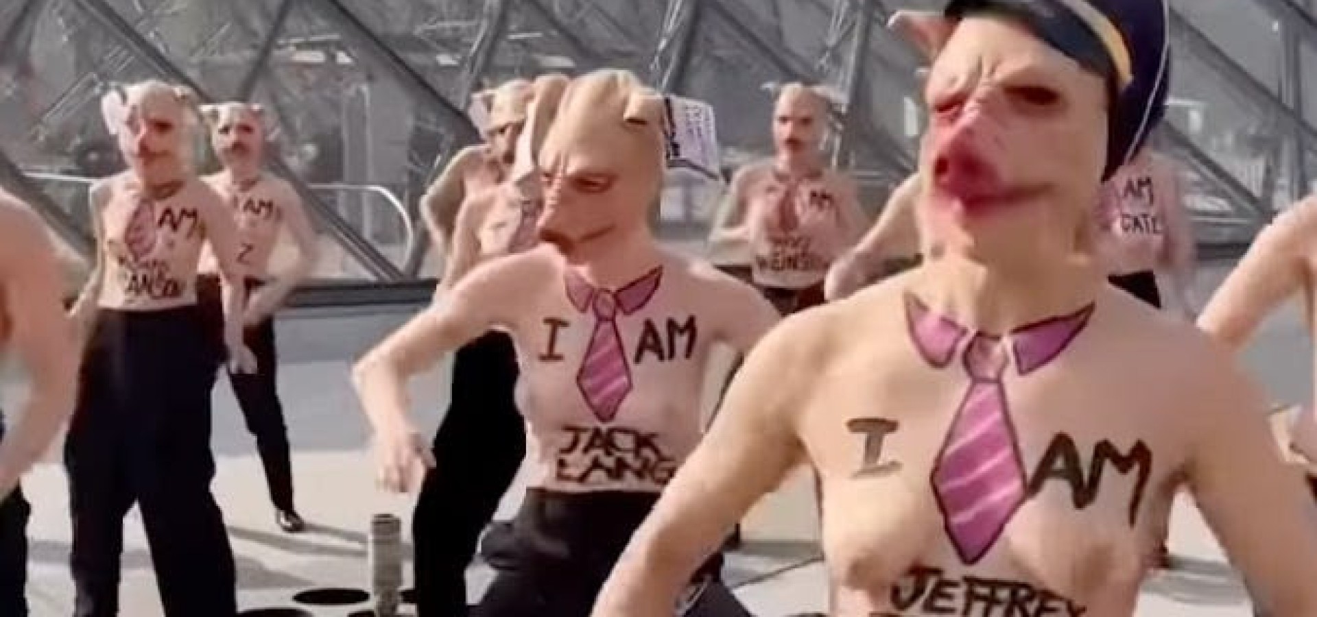 Femen stages topless protest in Paris for International Women’s Day